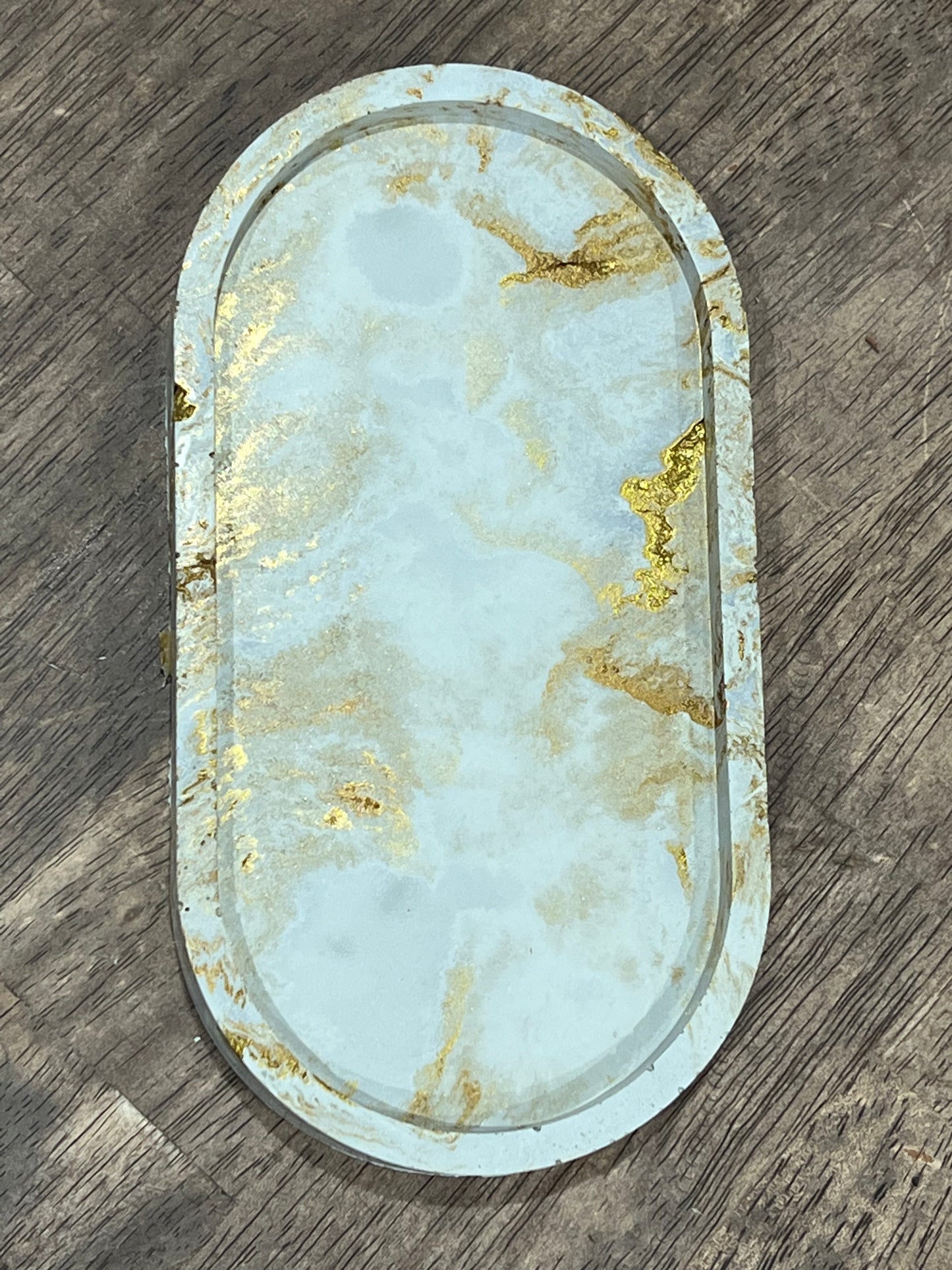 Concrete Oval Tray